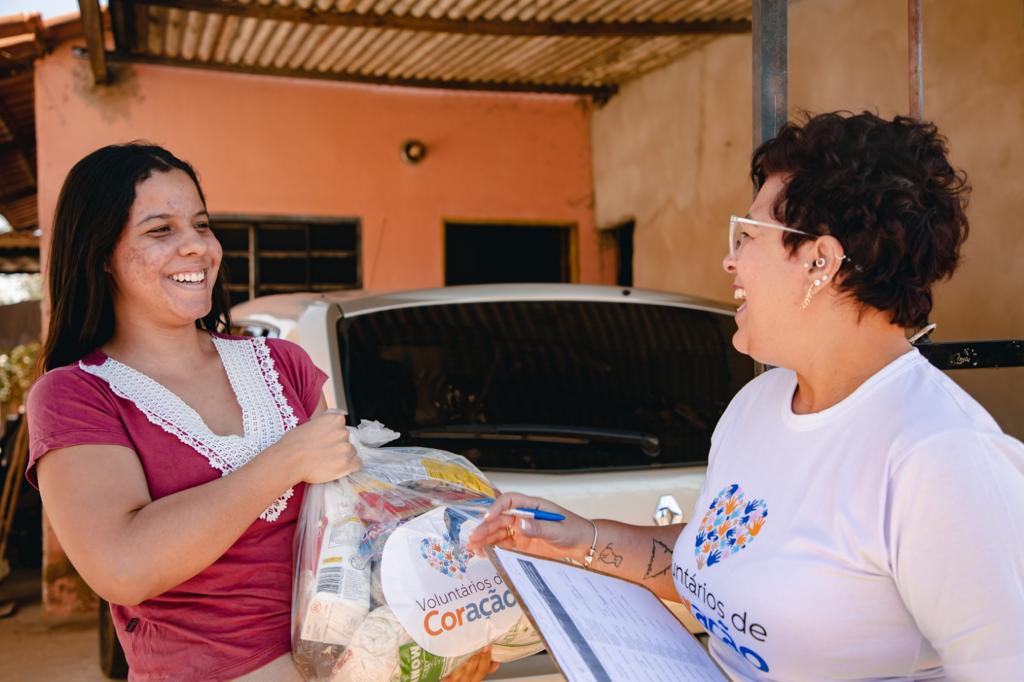 Come Ou A Entrega Das Cestas Do Arraiana Contexto