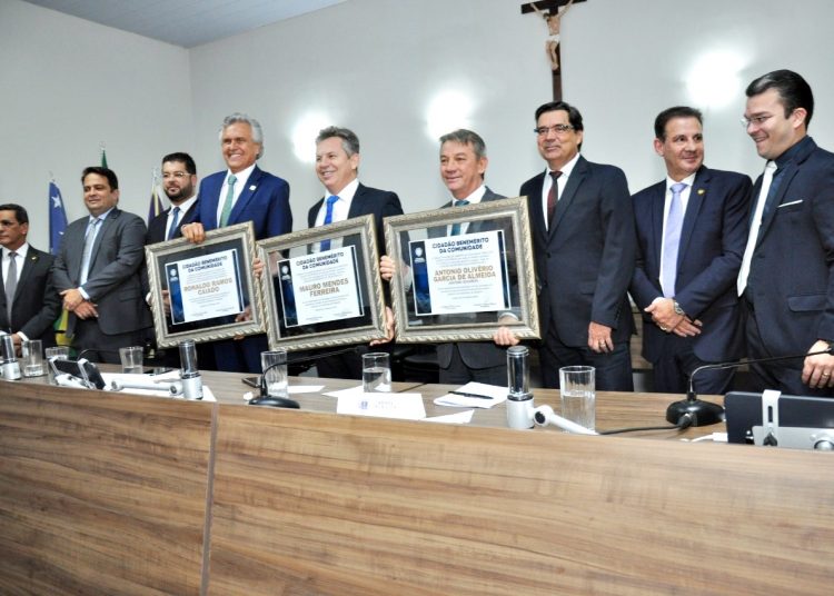 Governadores anapolinos. Foto: Câmara Municipal- Ismael Vielra