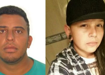 Vítimas- Jeverson e Ângela. (Foto: Reprodução)