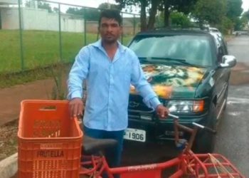 Antes de chacina suspeito tinha ganhado uma bicicleta com doações