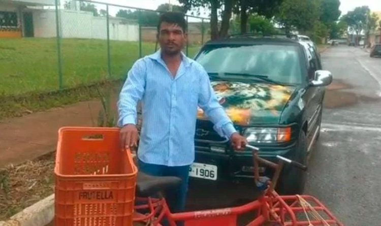 Antes de chacina suspeito tinha ganhado uma bicicleta com doações
