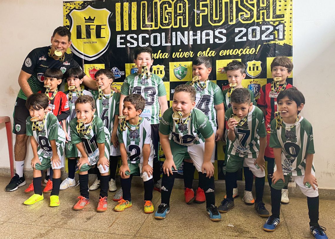 Escola Gol de Placa foi quem mais faturou medalhas de ouro em meio a disputa (Foto: Divulgação)