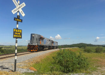 foto da ferrovia norte-sul, um dos sonhos de anápolis