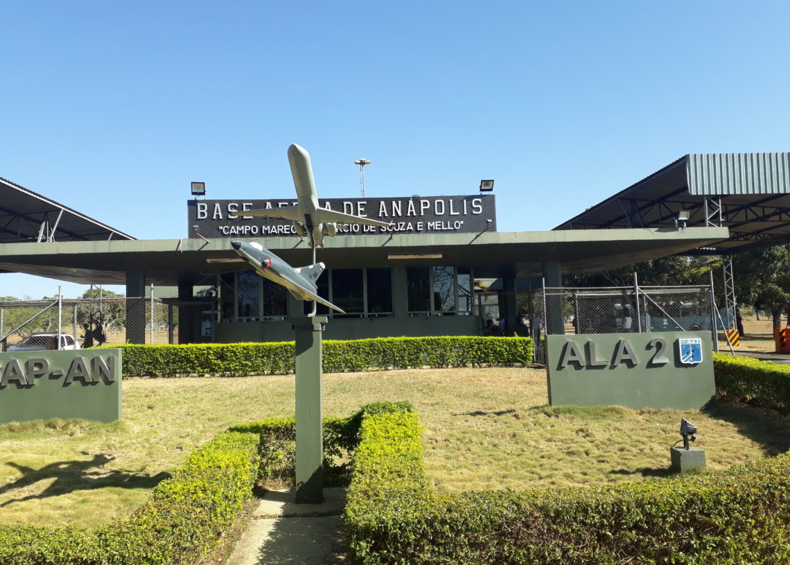 fachada da base aérea de anápolis