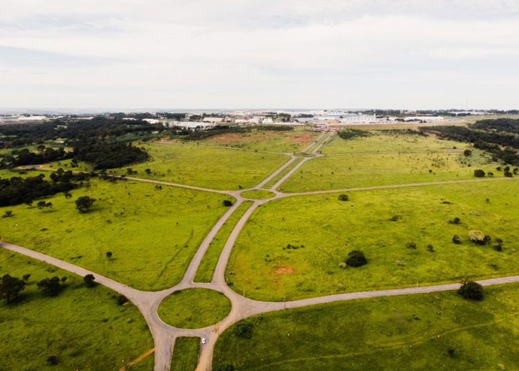 #Pratodomundover: Imagem pode mostrar uma vista aérea de uma área no distrito industrial de anápolis