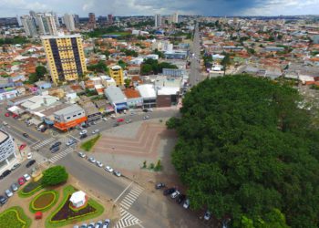 foto aérea de anápolis, que integra o mapa de turismo do Brasil