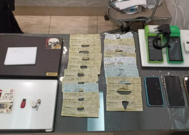 foto das apreensões na operação da polícia civil em goianésia