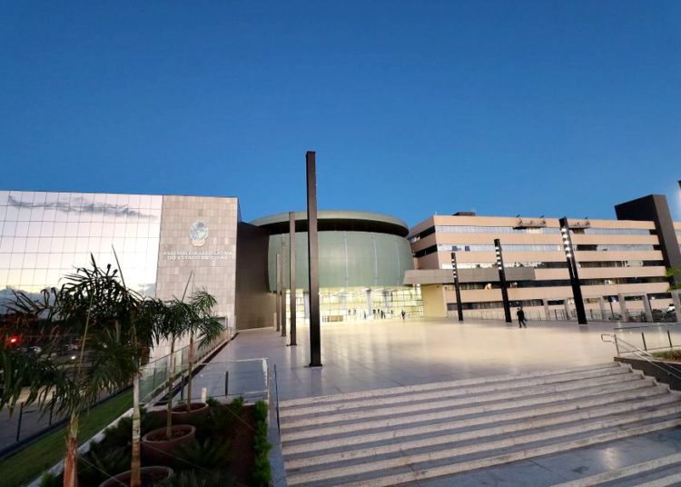 #PraTodoMUndoVer- A imagem mostra a fachada da nova sede da Alego- Assembleia Legislativa de Goiás