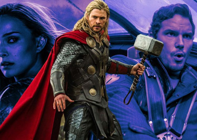 montagem feita com personagens presentes no novo filme do thor