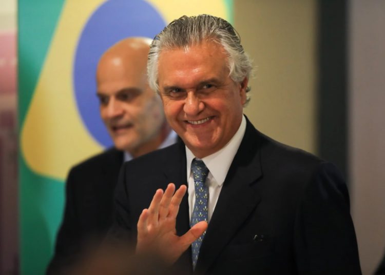 foto do governador de Goiás Ronaldo Caiado