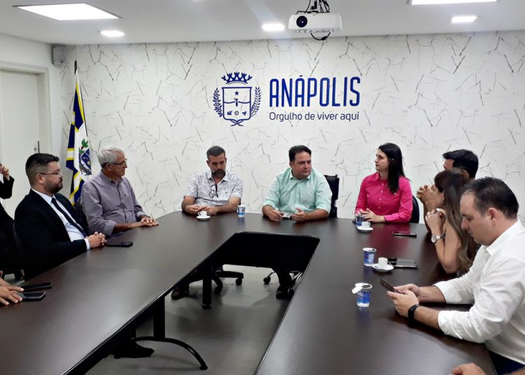 Reunião do prefeito Roberto Naves com o presidente da Codego Fião de Castro