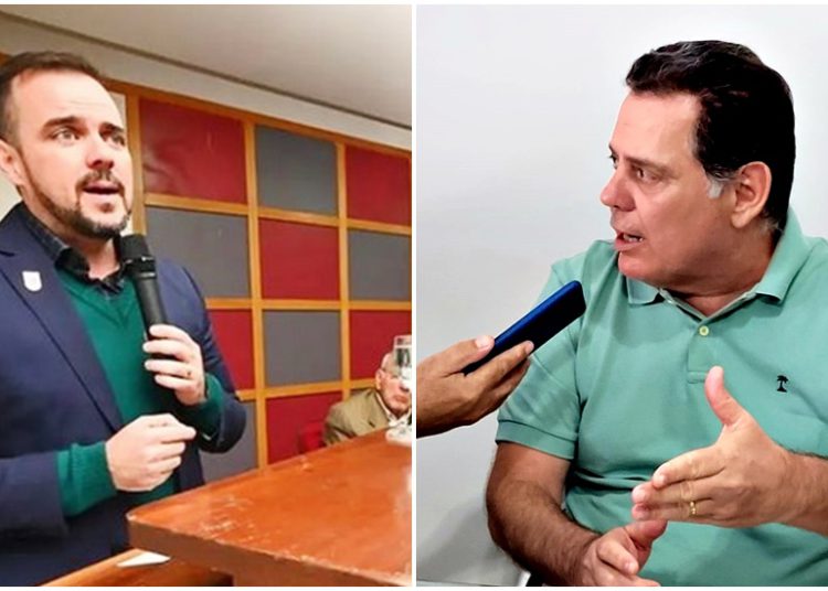 Gustavo Mendanha e Marconi Perillo cumoriram agenda política em Anápolis
