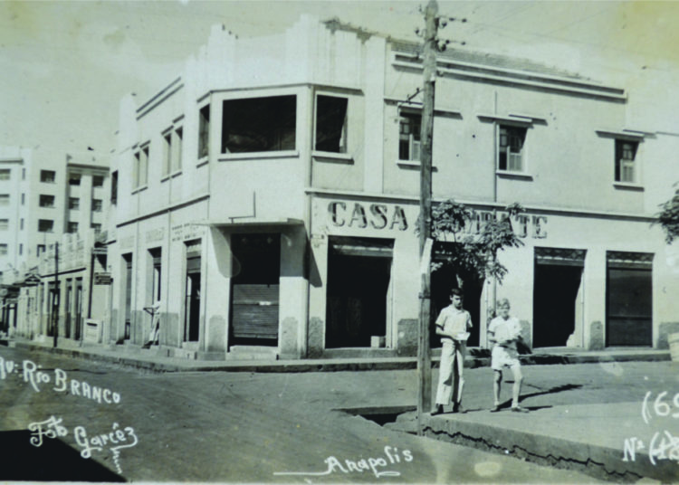 foto de 1949 da rua 7 de setembro em anápolis