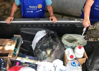 Mobilização do Rotary para ajudar famílias atingidas pelo desastre no litoral de São Paulo Crédito: Divulgação