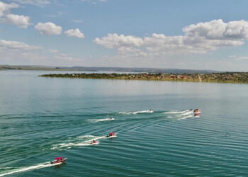 O objetivo é colocar o Lago Corumbá IV nos principais circuitos de pesca do País. (Lago Corumbá IV. Foto: Cristiano Borges/ Governo de Goiás)