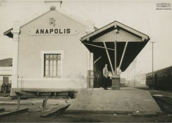 Estação ferroviária de Anápolis (GO), 1958