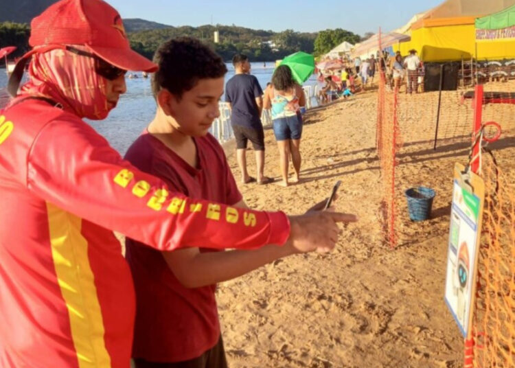 Estratégia visa engajar os turistas e a população local a receberem e propagarem a segurança em toda a Temporada do Araguaia (Foto: Corpo de Bombeiros)