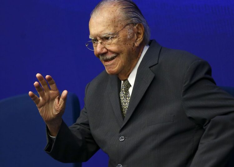 O ex-presidente da República, José Sarney.
Foto: Marcelo Camargo/Agência Brasil