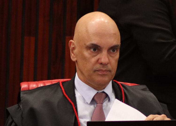 Brasília, (DF) – 01/08/2023 -  O presidente da Corte, ministro Alexandre de Moraes, participa da abertura da  sessão plenária do segundo semestre forense de 2023, Foto Valter Campanato/Agência Brasil.