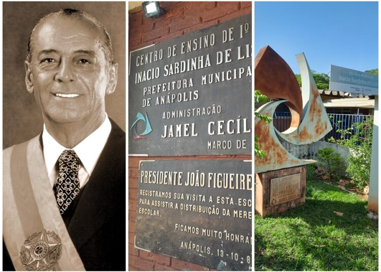Escola de Interlândia- Visita do Presidente João Figueiredo