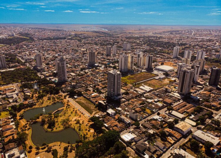Vista aérea da região do Bairro Jundiaí. Foto: Samuel Rosa