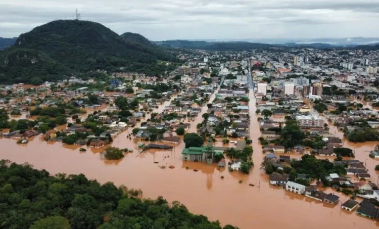Chuvas que atingem o Rio Grande do Sul deixaram o município de Montenegro em estado de calamidade
Reprodução/Prefeitura de Montenegro