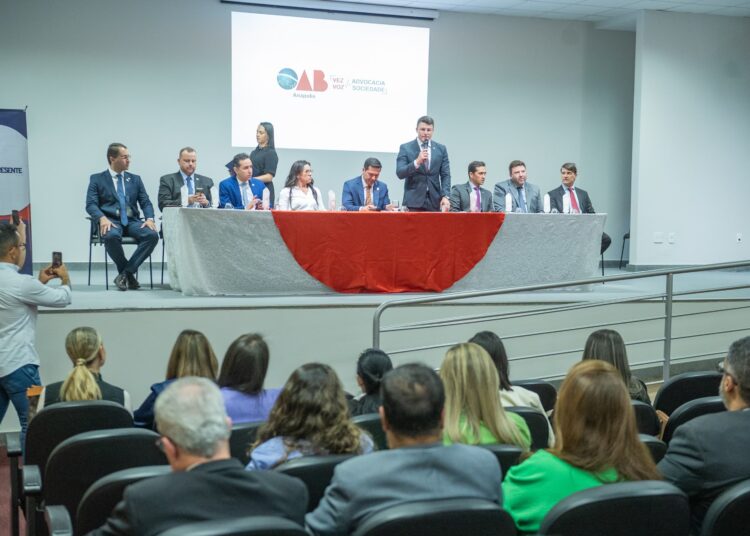 Presidente da OAB Goiás, Rafael Lara Martins, prestigiou o evento na cidade. Imagem: Divulgação