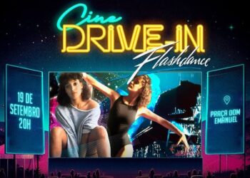 O filme será exibido no formato Drive-In, permitindo que o público assista ao filme dentro dos carros. Imagem: Divulgação.