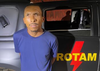 Antônio Luís Amorim Barbosa, um andarilho de 35 anos, foi preso no último sábado (26) em Luziânia. Imagem: Divulgação