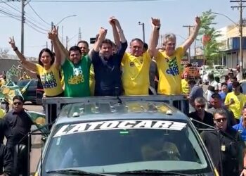 Bolsonaro em Anápolis com Márcio Corrêa