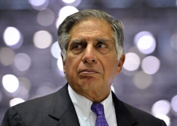 Ratan Tata, ex-proprietário da Jaguar e Land Rover. Foto: Fabrici Coffrini/AFP