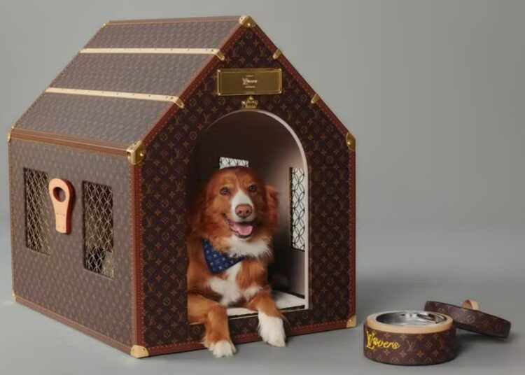 Grife cria casa para pets e preço chega a R$ 340 mil — Foto: Divulgação/Louis Vuitton