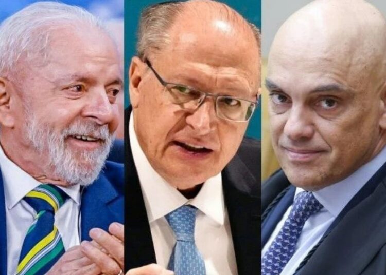 Lula, Alckmin e Moraes | Divulgação/Ricardo Stuckert/PR, Divulgação/Cadu Gomes/VPR e Divulgação/Antonio Augusto/STF