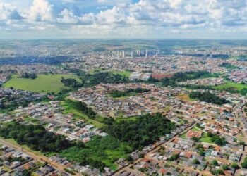 Imagem aérea de Anápolis. Foto: Reprodução