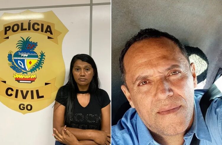 Pastora Sueli Alves dos Santos Oliveira é condenada por matar envenenado o marido José Maria, em Bela Vista de Goiás — Foto: Montagem/g1