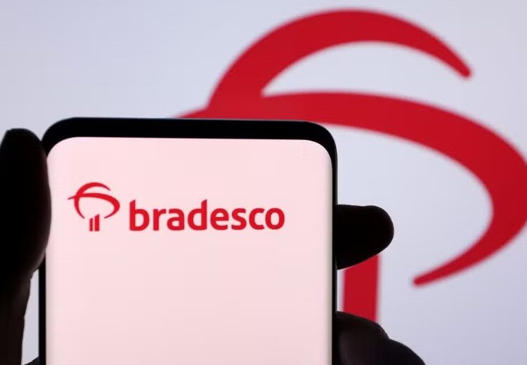 Ilustração de logo do Bradesco. — Foto: Reuters