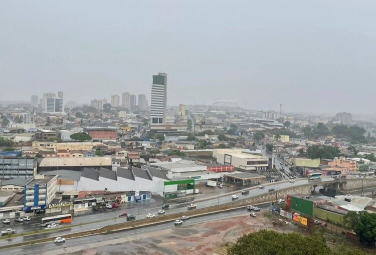 Tempo nublado em Anápolis. (Foto: Samuel Leão)