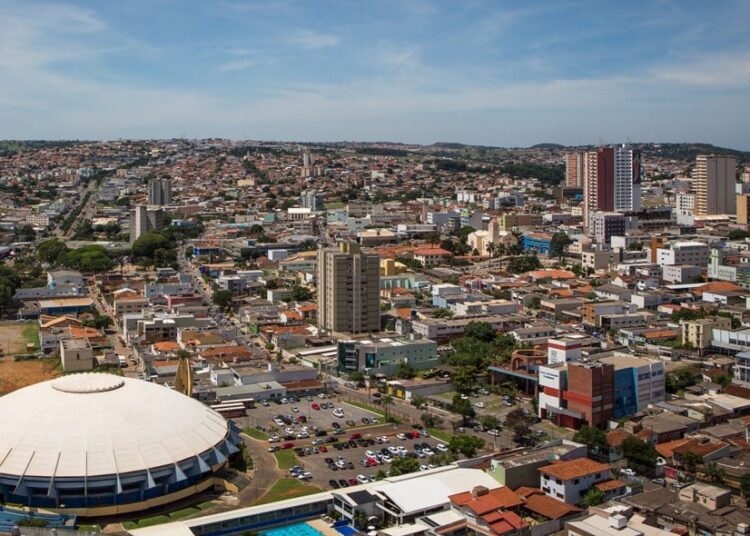 Vista aérea da cidade de Anápolis. (Foto: Reprodução)