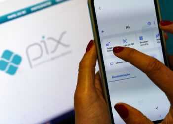 Embora tenha havido uma recuperação nas transações, o volume total de transferências via Pix caiu 13,1% em relação a dezembro. Imagem: Reprodução