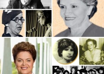 Mulheres que se destacaram na história da política no Brasil. Imagem: Montagem