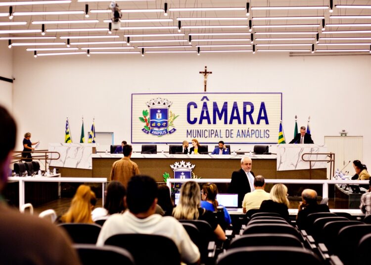 Sessão Ordinária da Câmara Municipal de Anápolis- Divulgação