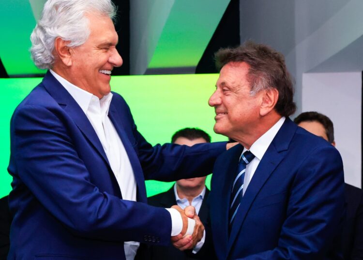 Governador Caiado empossa Adib Elias como novo secretário de Infraestrutura de Goiás | Foto: Wesley Costa