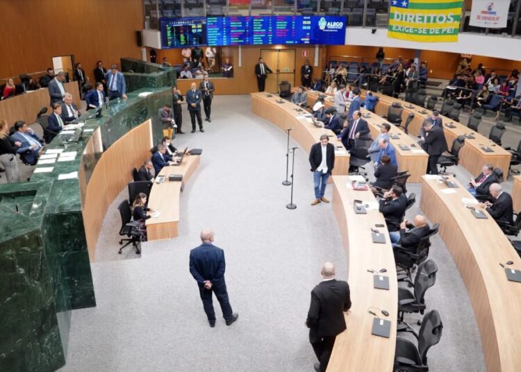 Sessão do Plenário da Alego | Foto: divulgação