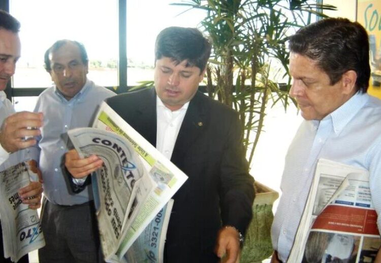 O empresário Dr. CAOA concedeu entrevista exclusiva aos jornalistas Vander Lúcio Barbosa e Arinilson Mariano. Imagem: Arquivo