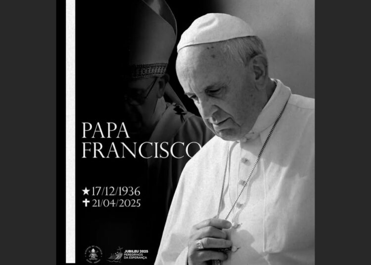 Diocese de Anápolis- Nota sobre morte do Papa Francisco