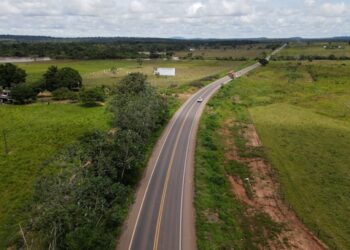 Trecho da BR-364 em Rondonópolis. Imagem: Reprodução