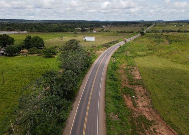 Trecho da BR-364 em Rondonópolis. Imagem: Reprodução