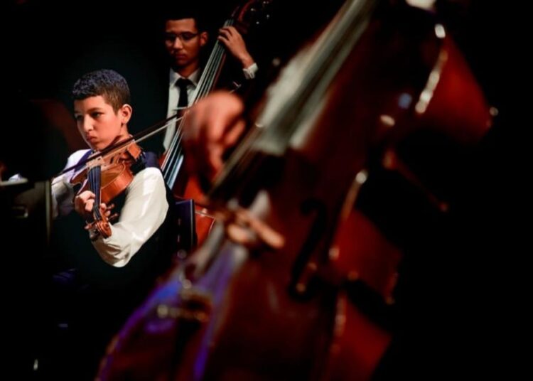 Imagem: Orquestra Jovem de Anápolis. Reprodução