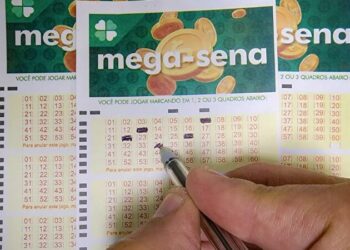 Aposta simples, com seis números marcados, custa R$ 5 . Imagem: Rafa Neddermeyer/Agência Brasil
