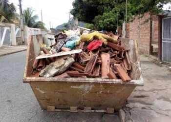 Regulamentação de caçambas busca solução para problema crônico da cidade. Imagem: Ilustrativa